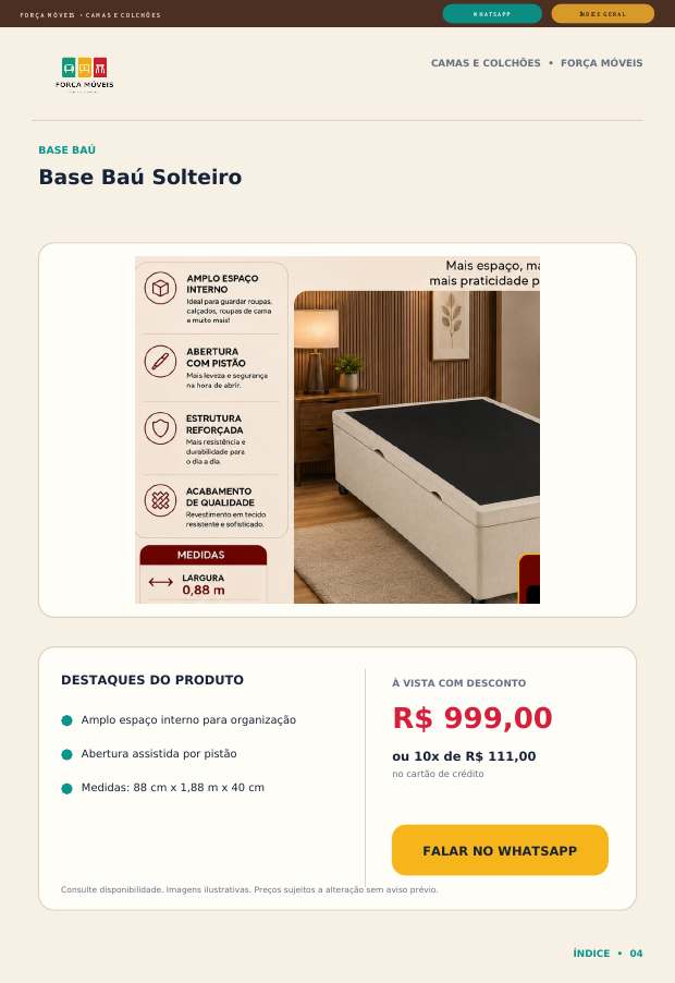 Página do catálogo: Base Ba Solteiro