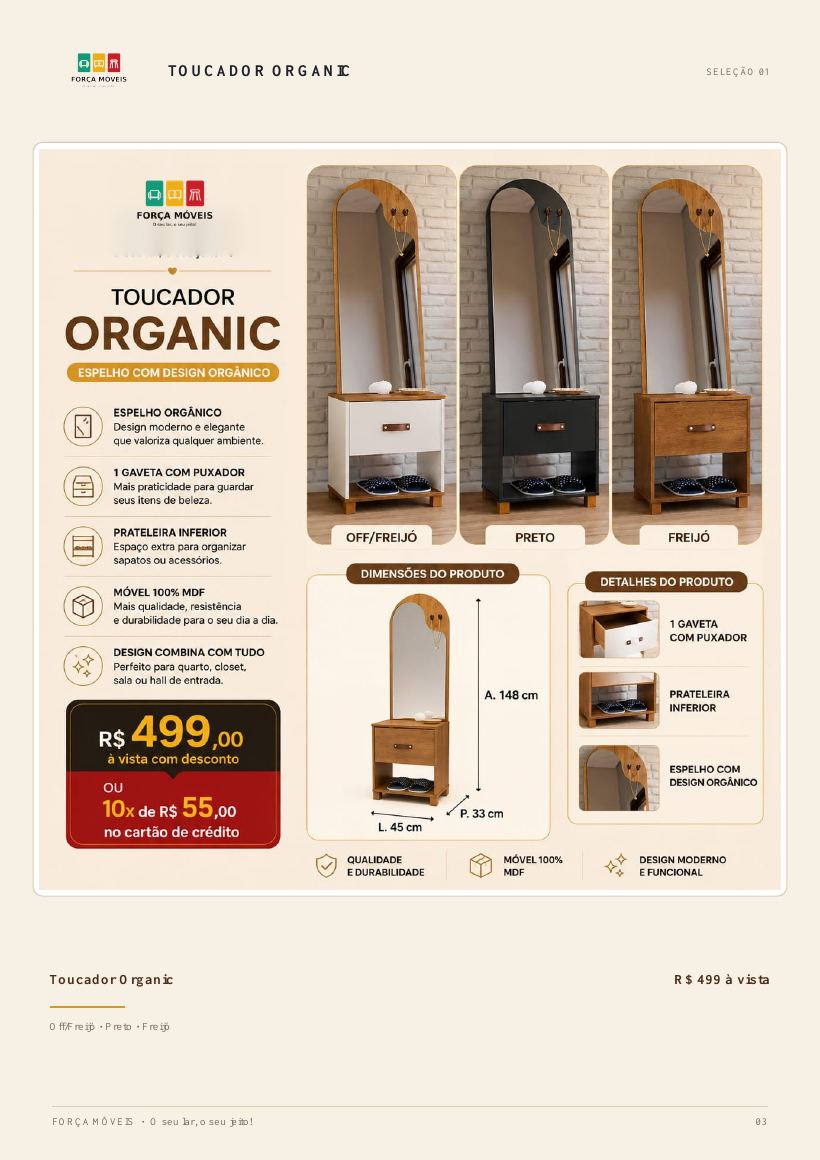 Toucador Organic